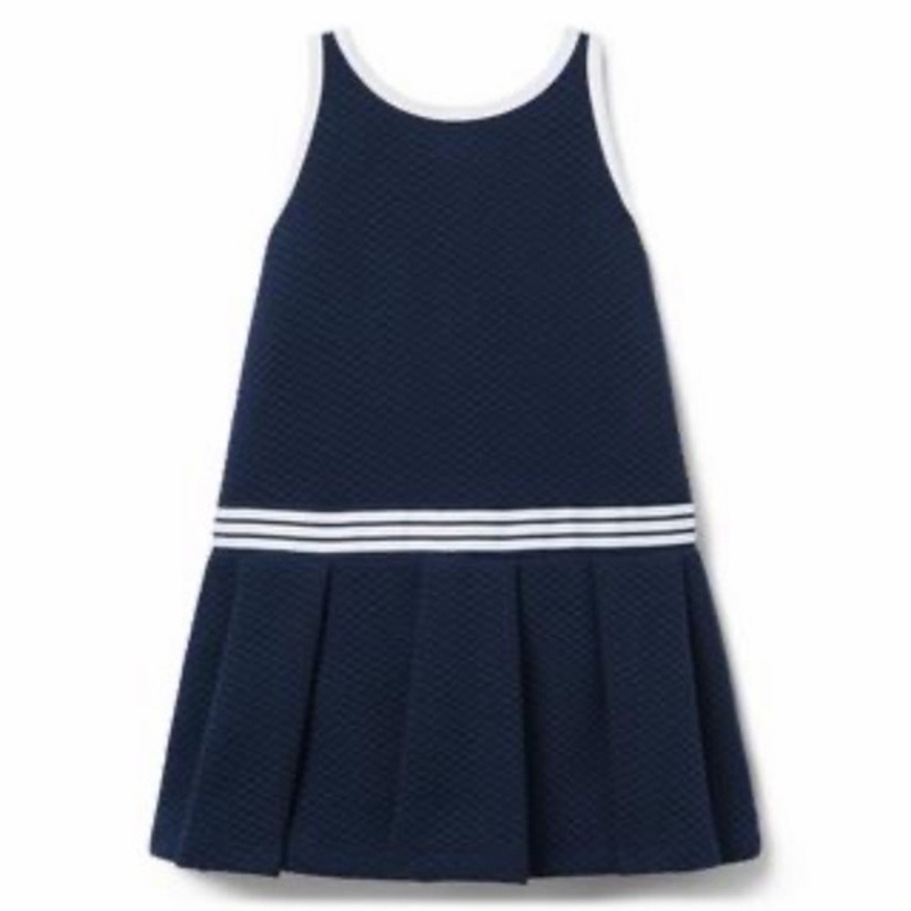 Janie & Jack Navy Blue Sleeveless Kids Dress 18-24M